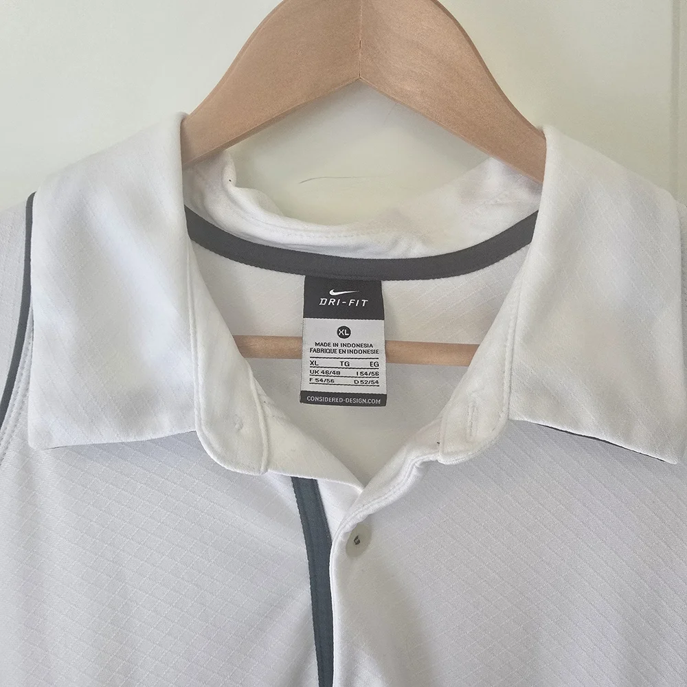 Men’s University of Oregon Ducks White Nike Dri-FIT Polo XL Golf Preppy Outdoor - Picture 2 of 13